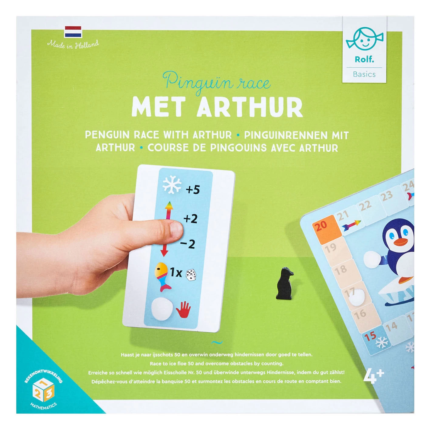 Rolf Basics - Pinguin Race Met Arthur Tellen Rekenspel 5 Rolf Basics - Pinguin Race Met Arthur Tellen Rekenspel - Afbeelding 3