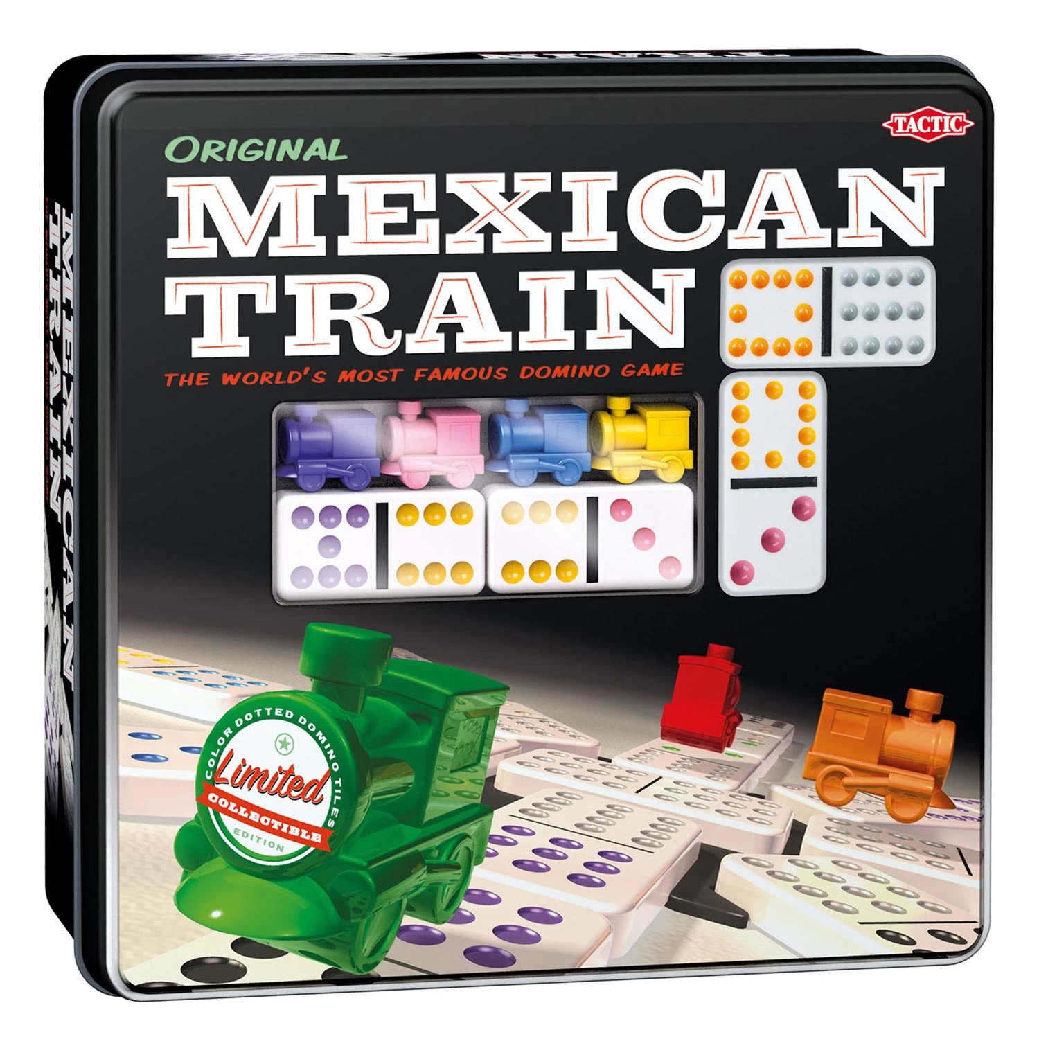 TACTIC Mexican Train Domino Spel 3 TACTIC Mexican Train Domino Spel