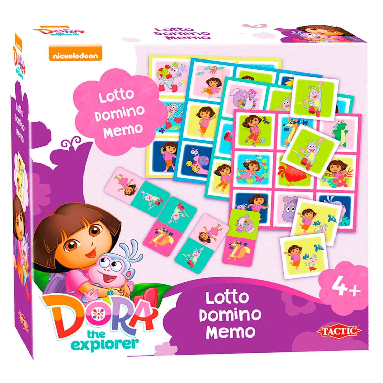 Dora Lotto,Domino,Memo - 3in1 2 Dora Lotto,Domino,Memo - 3in1