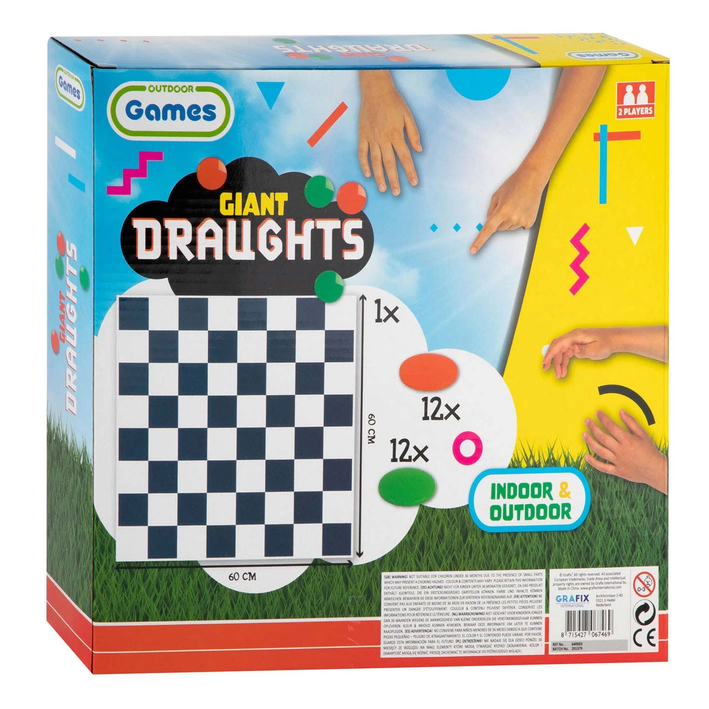 Reuze Dammen Spel 4 Reuze Dammen Spel - Afbeelding 2