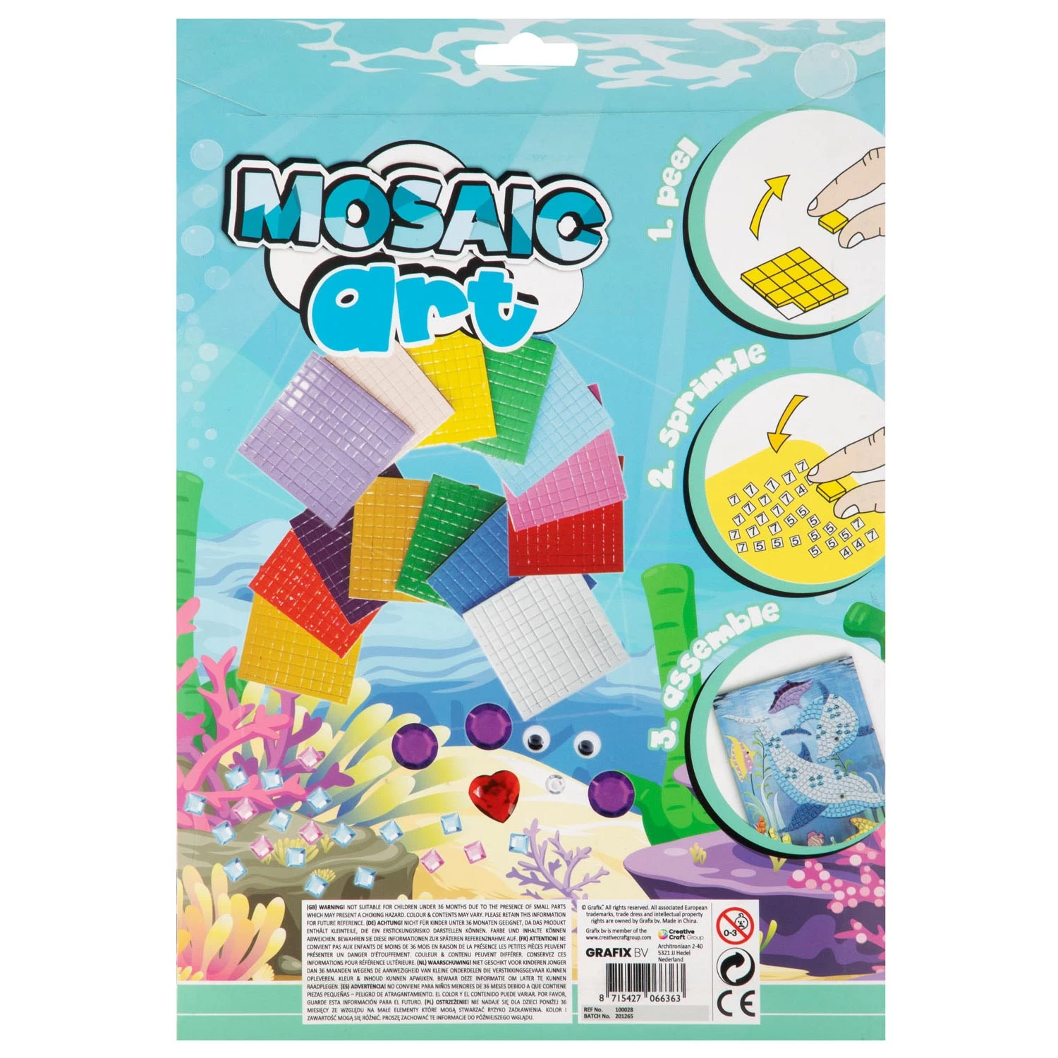 Grafix Mozaiekkunst Knutselset Droomwereld 9 Grafix Mozaiekkunst Knutselset Droomwereld - Afbeelding 7