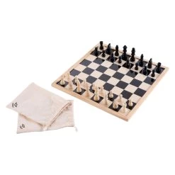 Schaak- & Damset Met Katoenen Tas 14 Schaak- & Damset Met Katoenen Tas -Bordspellen 1750190e