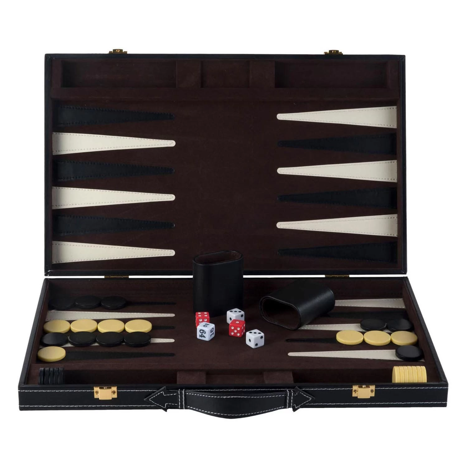 Backgammon 18 Bruin En Ivoor Klassiek Bordspel 3 Backgammon 18 Bruin En Ivoor Klassiek Bordspel