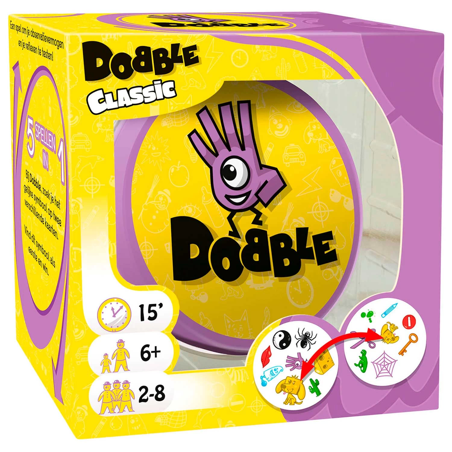 ASMODEE Dobble Classic Kaartspel 3 ASMODEE Dobble Classic Kaartspel