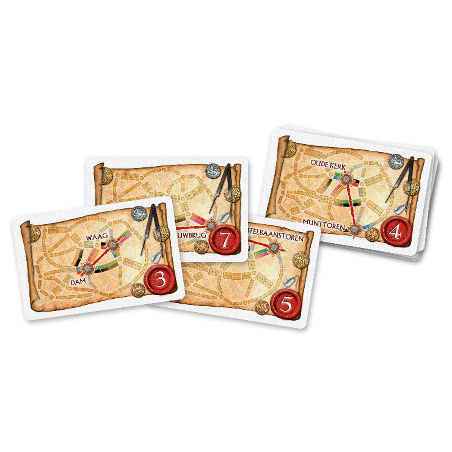 ASMODEE Ticket To Ride Amsterdam 7 ASMODEE Ticket To Ride Amsterdam - Afbeelding 5