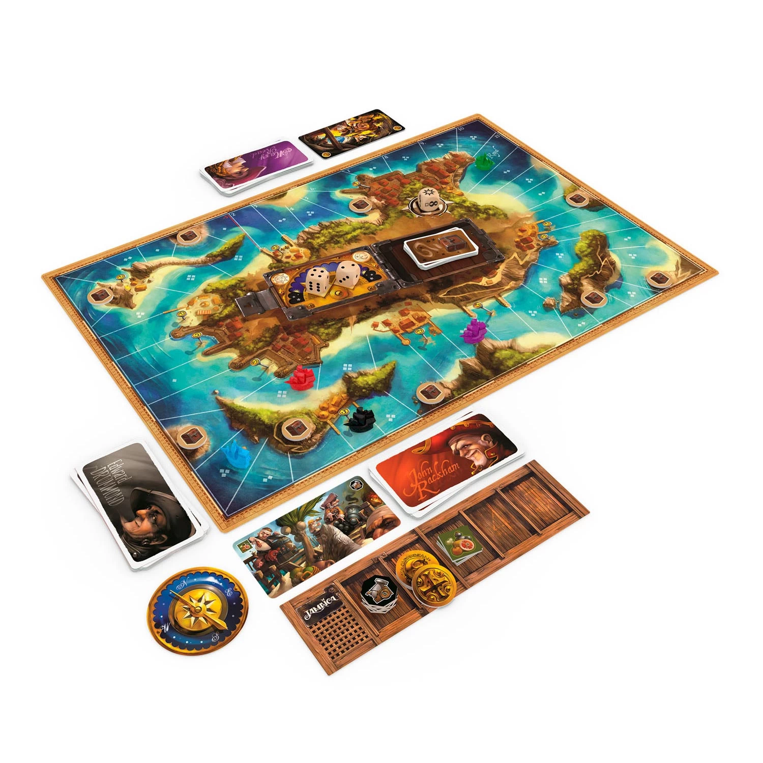ASMODEE Jamaica Bordspel 6 ASMODEE Jamaica Bordspel - Afbeelding 4
