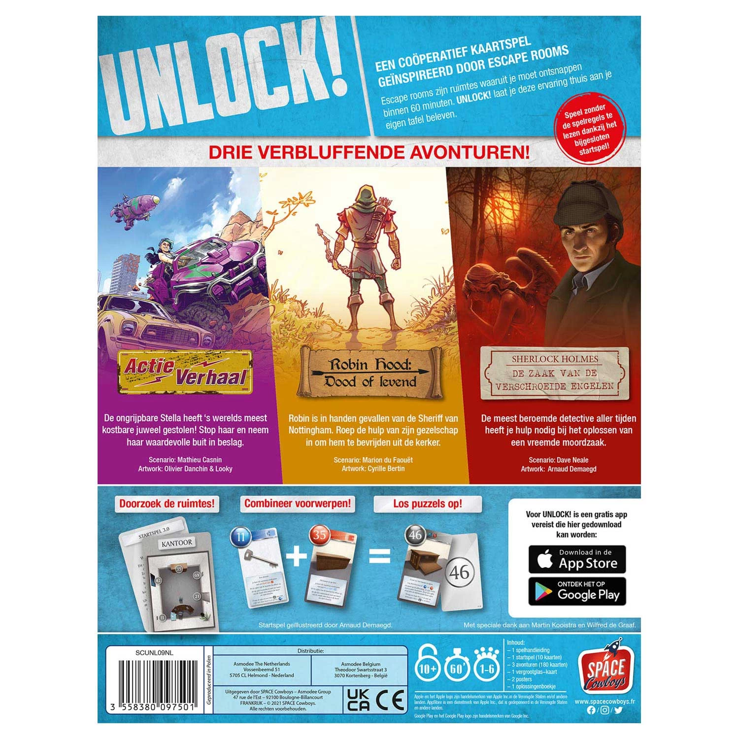 ASMODEE Unlock! 9 Legendarische Avonturen 5 ASMODEE Unlock! 9 Legendarische Avonturen - Afbeelding 3