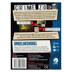 ASMODEE Crime Zoom Case 2 - Ongeluksvogel -Bordspellen 2010139q