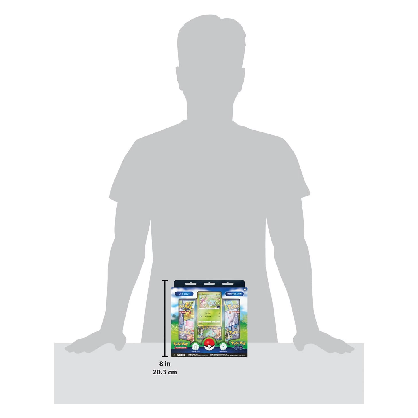 ASMODEE Pokémon TCG GO Pin Box Collection - Bulbasaur 6 ASMODEE Pokémon TCG GO Pin Box Collection - Bulbasaur - Afbeelding 4