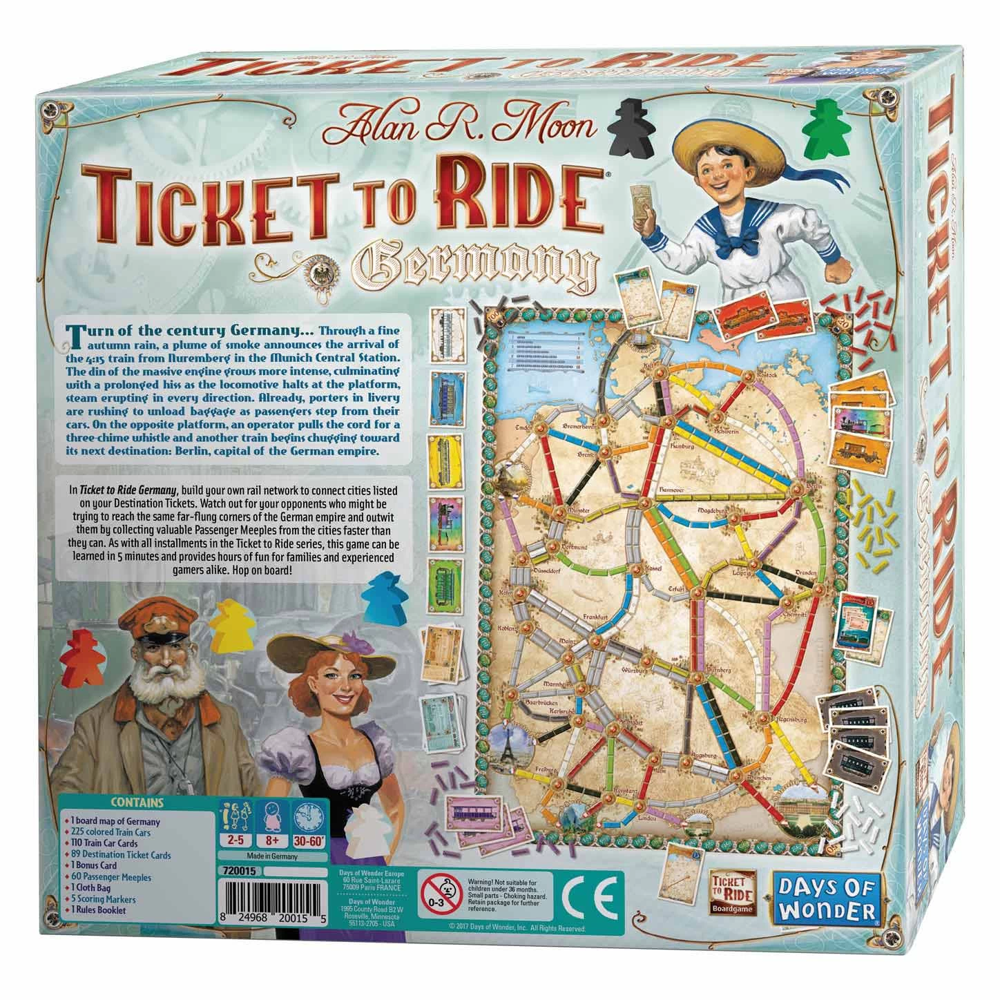 ASMODEE Ticket To Ride - Germany Bordspel 7 ASMODEE Ticket To Ride - Germany Bordspel - Afbeelding 5
