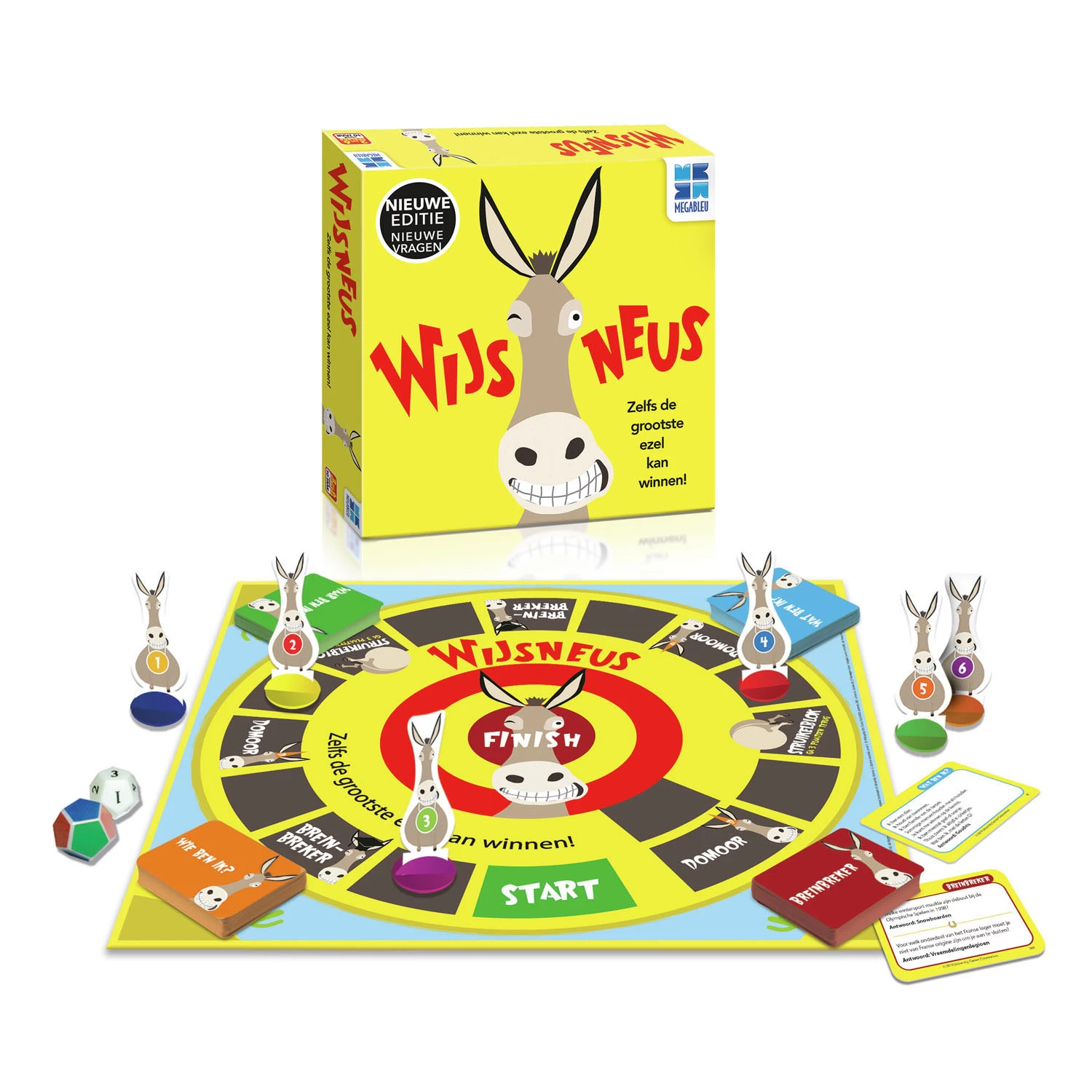 Megableu Wijsneus - Bordspel 4 Megableu Wijsneus - Bordspel - Afbeelding 2