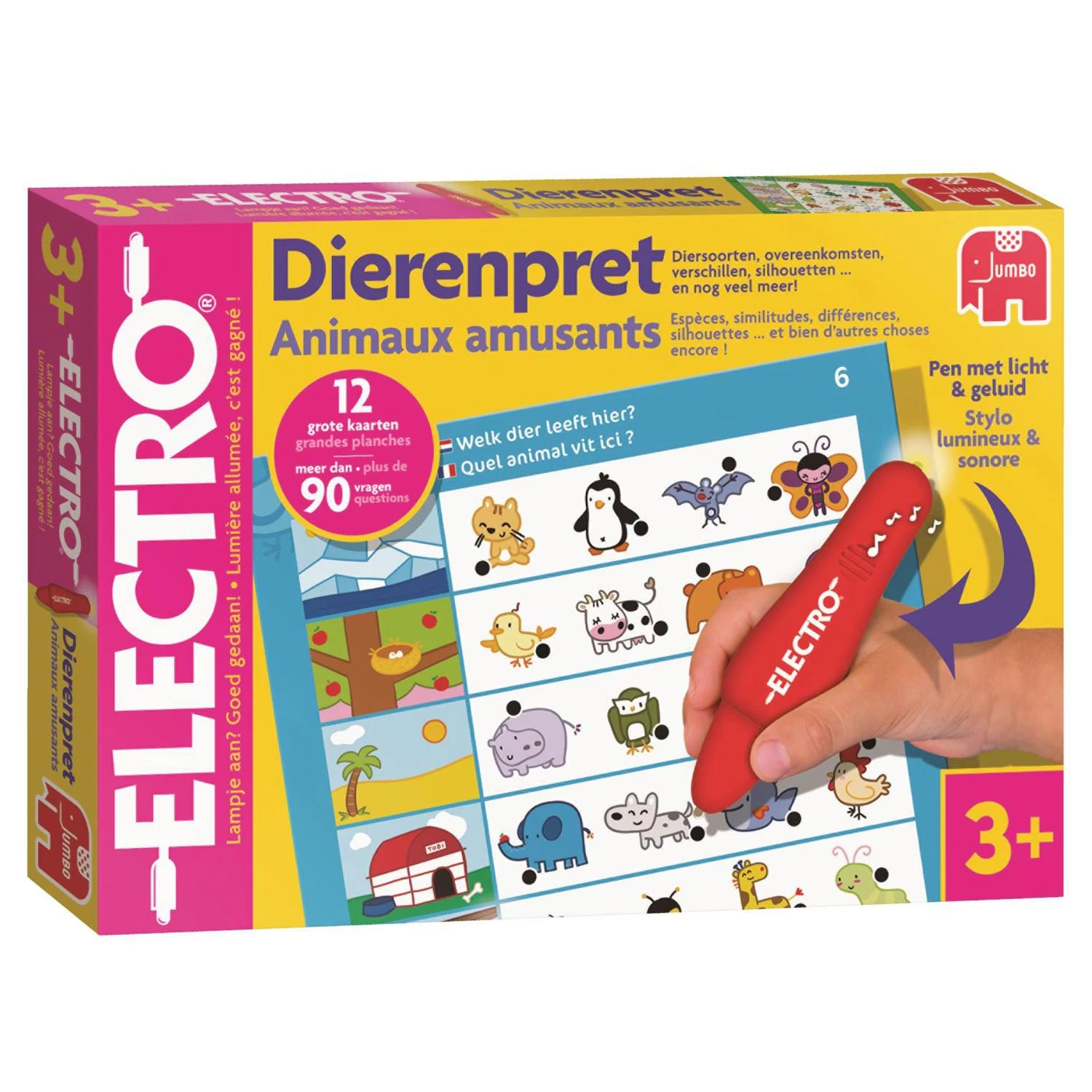 Jumbo Electro Wonderpen Dierenpret Educatief Spel 3 Jumbo Electro Wonderpen Dierenpret Educatief Spel