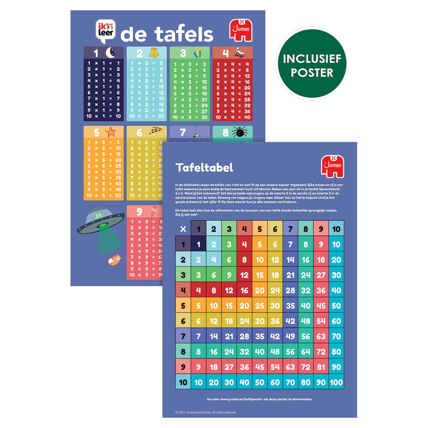 Jumbo Ik Leer De Tafels Educatief Spel 4 Jumbo Ik Leer De Tafels Educatief Spel - Afbeelding 2