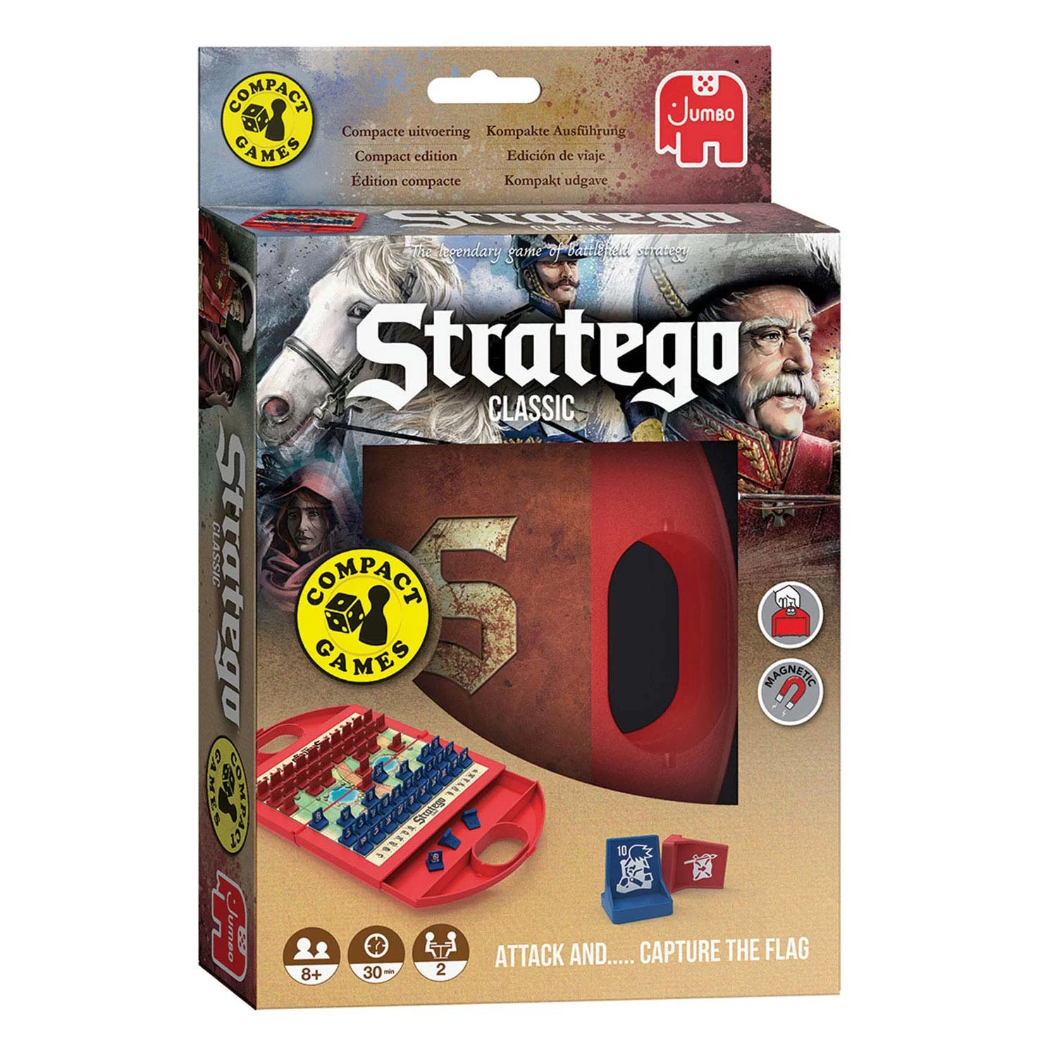 Jumbo Stratego Classic Compact Reisspel 4 Jumbo Stratego Classic Compact Reisspel - Afbeelding 2
