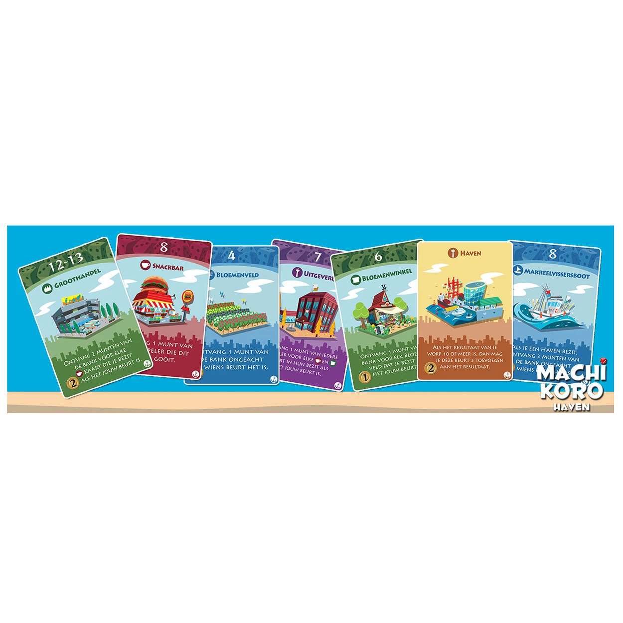 Machi Koro Uitbreiding - Haven 4 Machi Koro Uitbreiding - Haven - Afbeelding 2