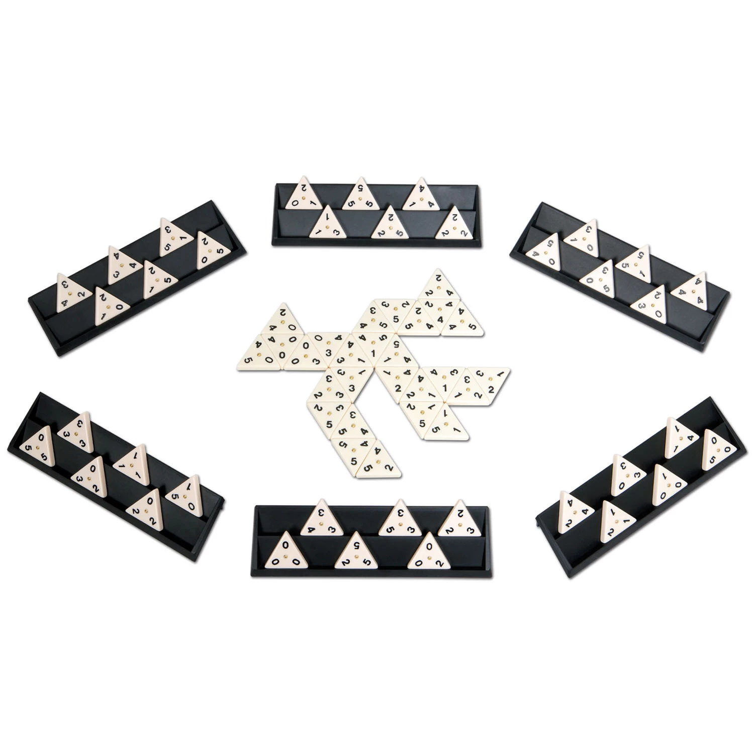 Goliath Triominos 6 Spelers 4 Goliath Triominos 6 Spelers - Afbeelding 2