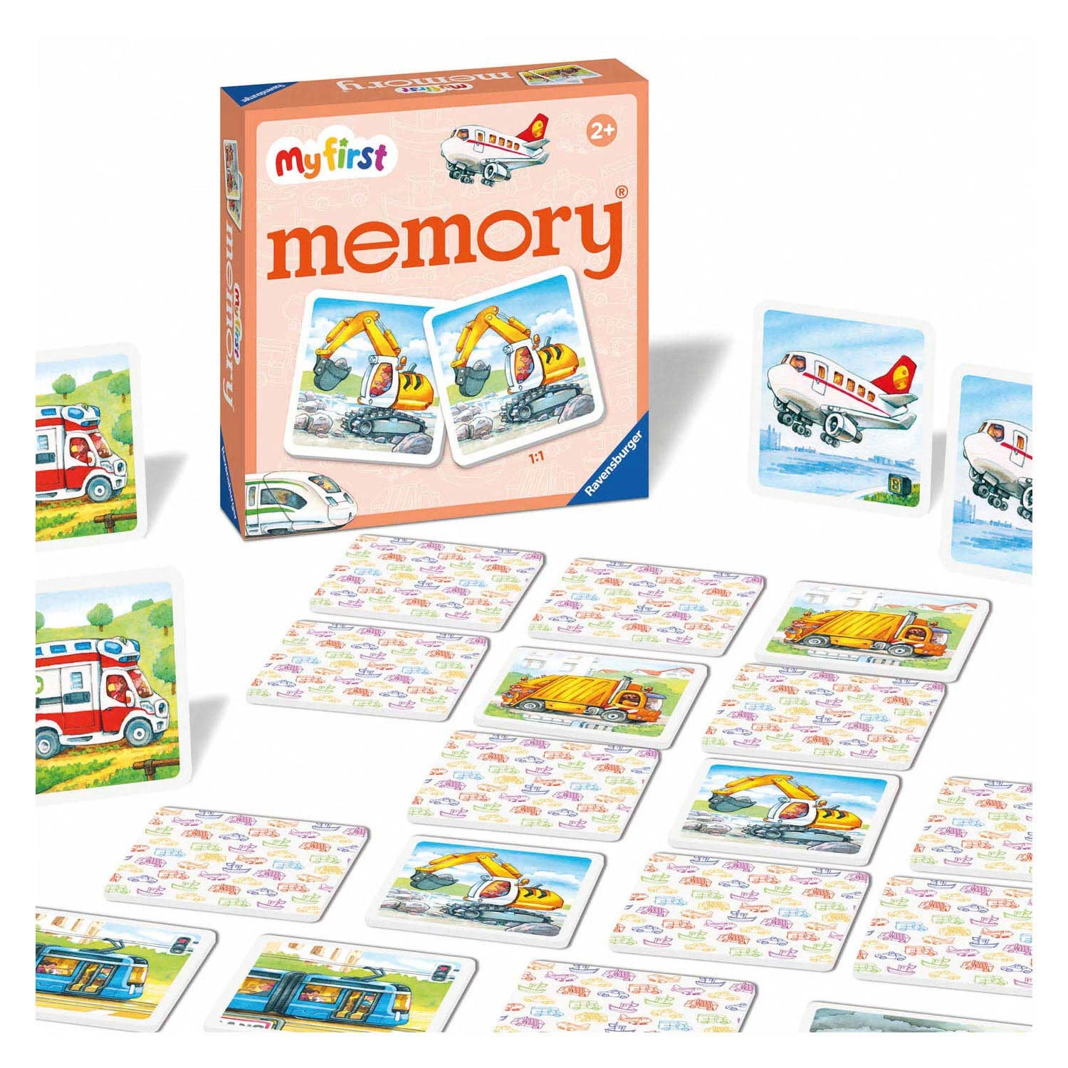 Ravensburger Memory Voertuigen 5 Ravensburger Memory Voertuigen - Afbeelding 3