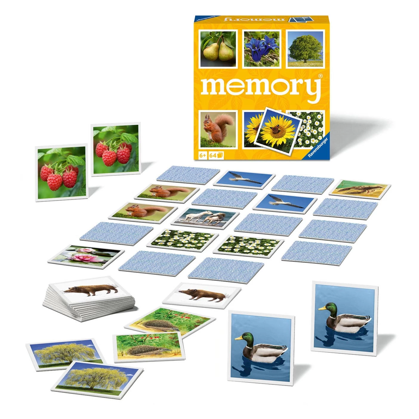 Ravensburger Memory Natuur 4 Ravensburger Memory Natuur - Afbeelding 2
