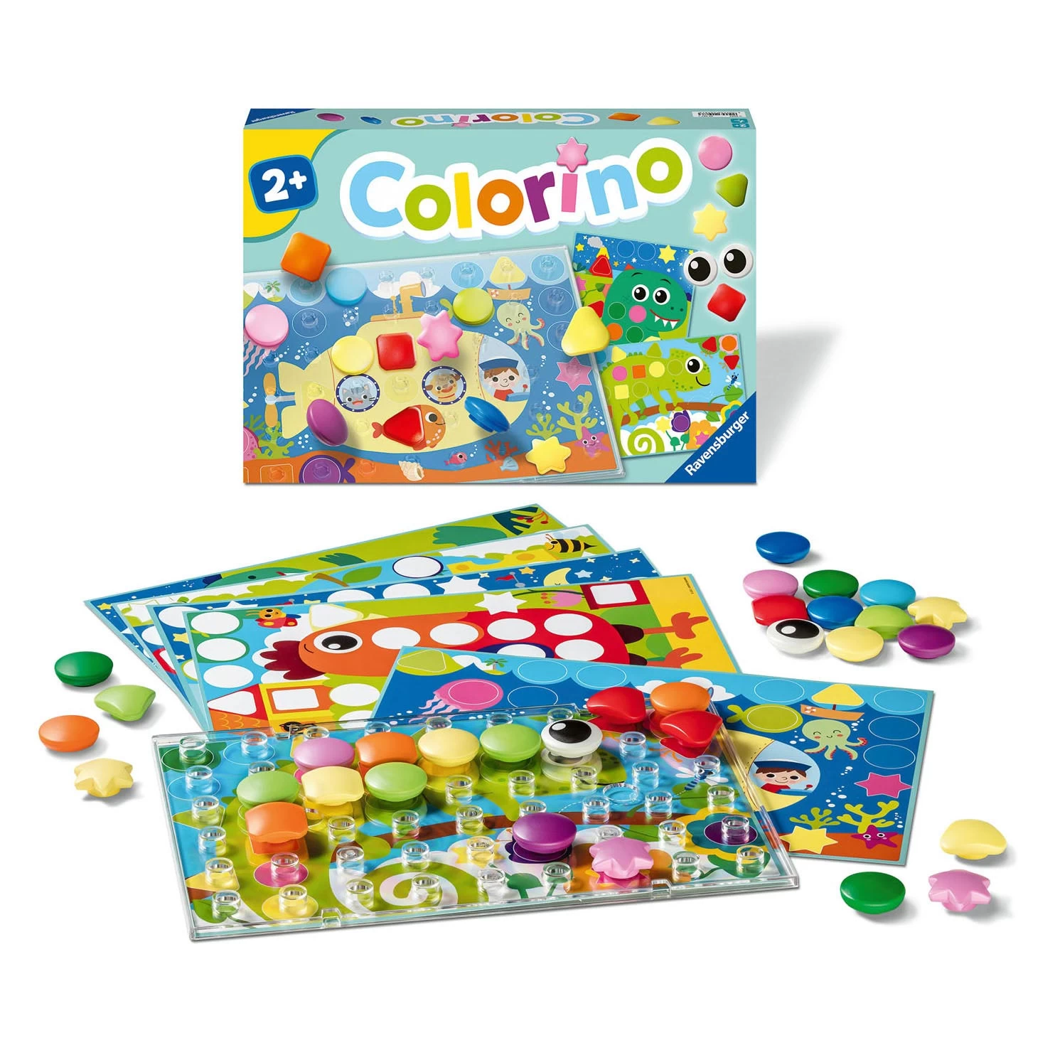 Ravensburger Colorino Kleuren En Vormen 4 Ravensburger Colorino Kleuren En Vormen - Afbeelding 2
