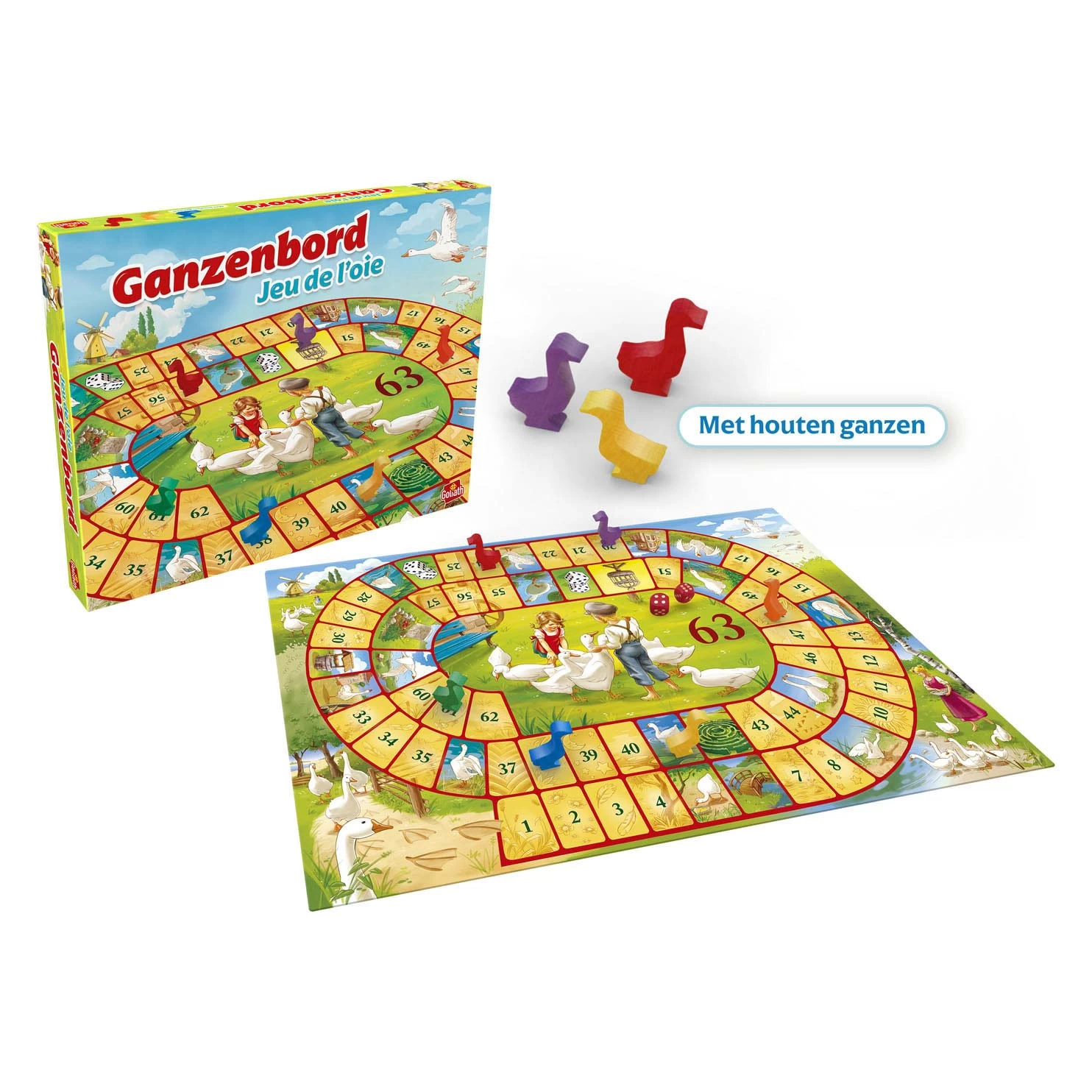 Goliath Ganzenbord Bordspel 5 Goliath Ganzenbord Bordspel - Afbeelding 3
