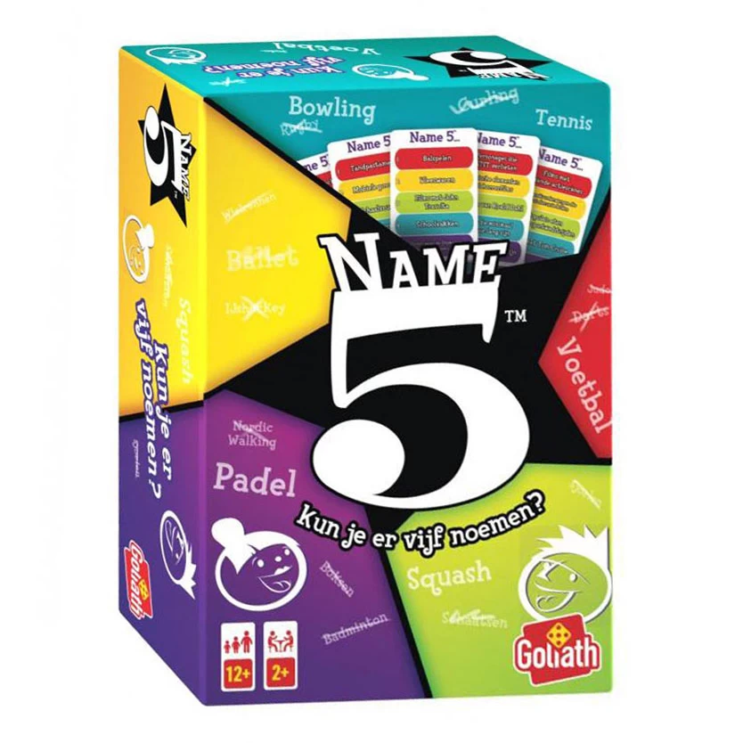 Goliath Name 5 Bordspel 2 Goliath Name 5 Bordspel
