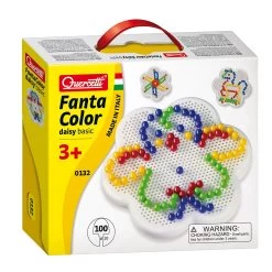 Quercetti Insteek Mozaïek, 100 Pins