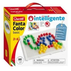 Quercetti Insteek Mozaïek, 60 Pins