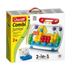 Quercetti Insteek Mozaïek Combi Junior, 60 Pins