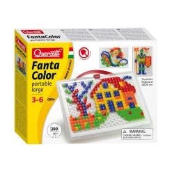 Quercetti Insteek Mozaïek, 300 Pins