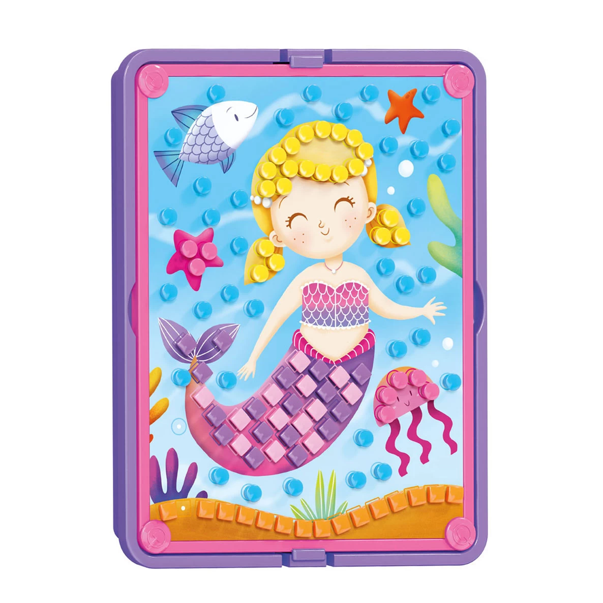 Quercetti Insteek Mozaïek Prinses, 300 Pins 4 Quercetti Insteek Mozaïek Prinses, 300 Pins - Afbeelding 2