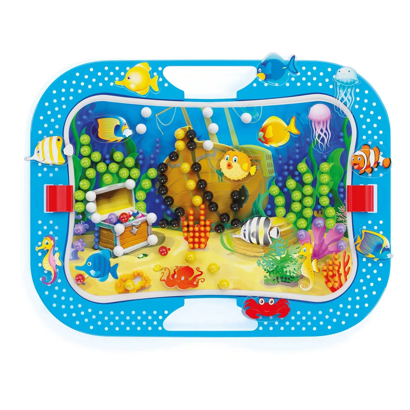 Quercetti Oceaan Plezier Fish & Pegs Insteek Mozaïek, 316dlg. 7 Quercetti Oceaan Plezier Fish & Pegs Insteek Mozaïek, 316dlg. - Afbeelding 5