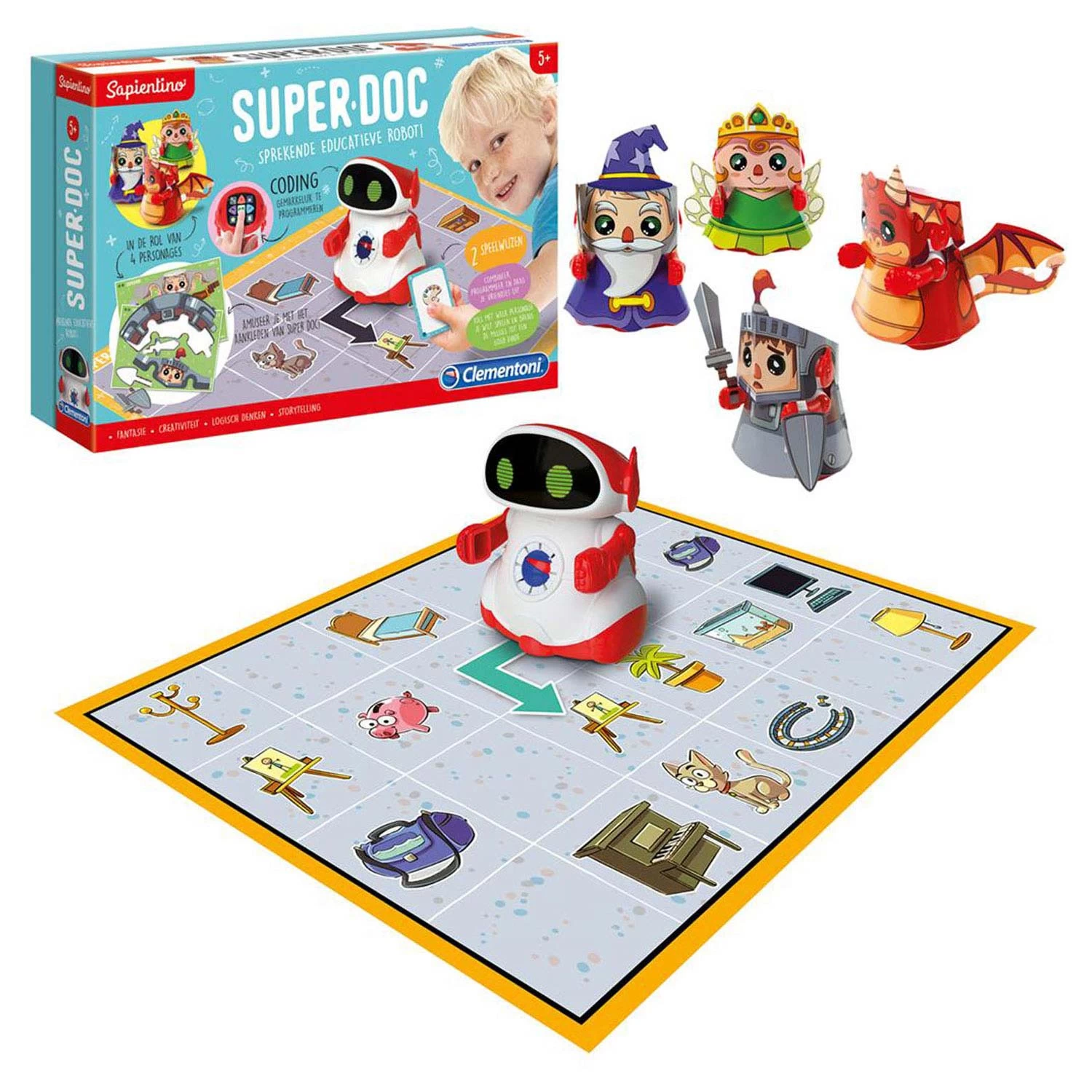 Clementoni Coding Lab - Superdoc 4 Clementoni Coding Lab - Superdoc - Afbeelding 2