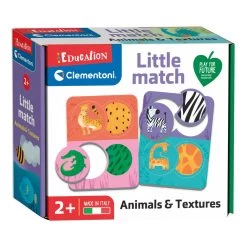 Clementoni Education - Little Match Dieren En Hun Huid