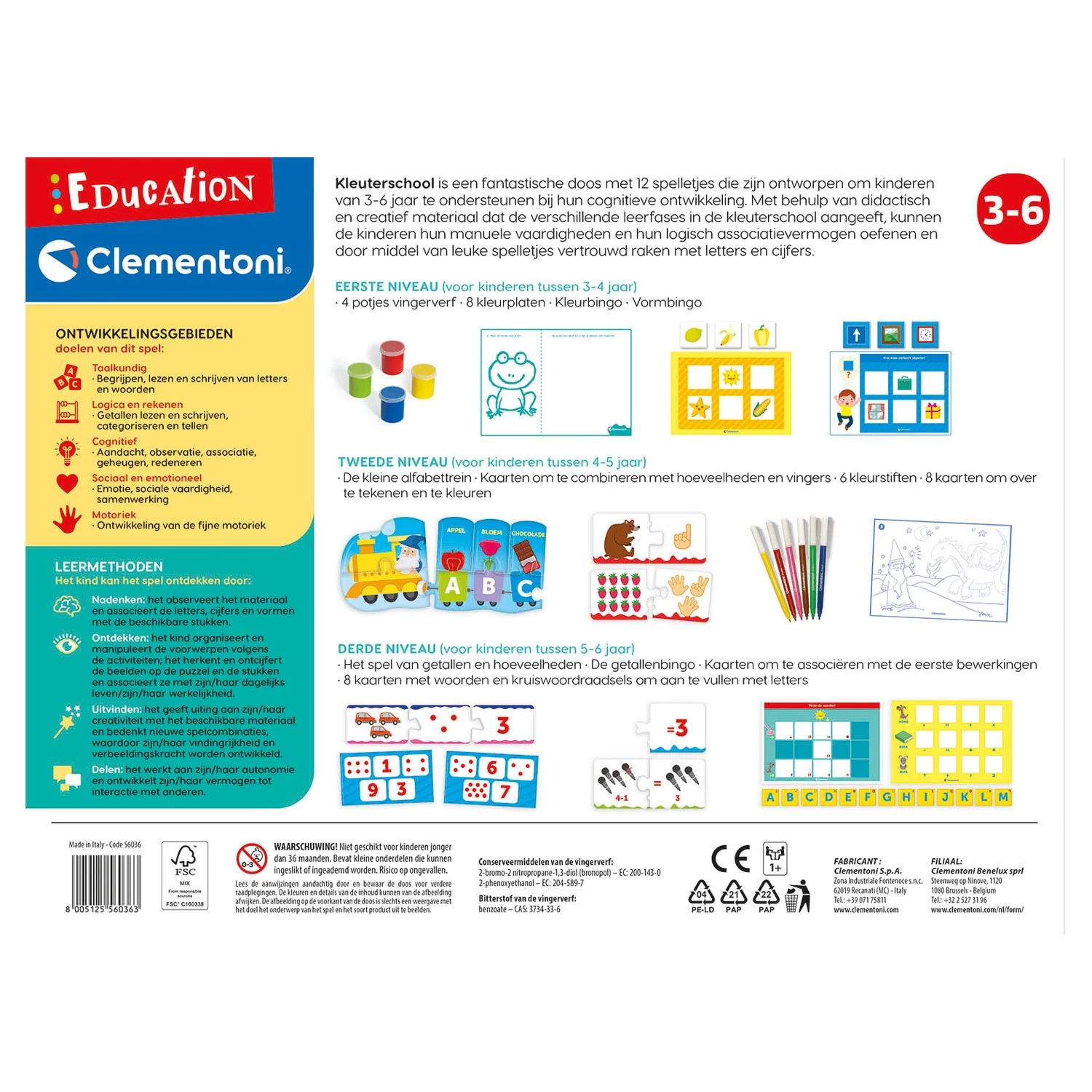 Clementoni Education - Kleuterschool 6 Clementoni Education - Kleuterschool - Afbeelding 4
