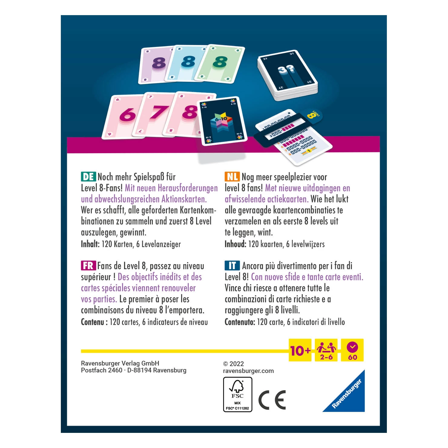 Ravensburger Level 8 Master Kaartspel 5 Ravensburger Level 8 Master Kaartspel - Afbeelding 3