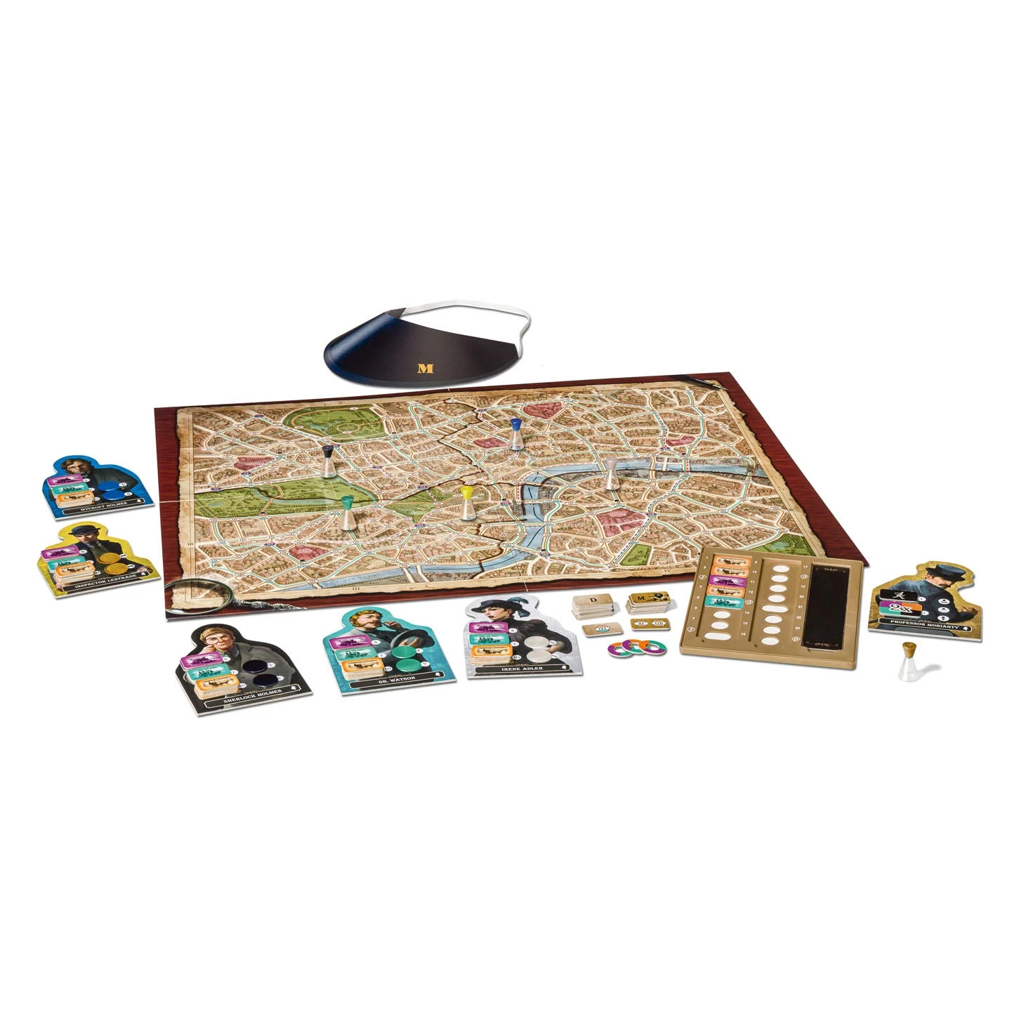 Ravensburger Sherlock Holmes Scotland Yard Bordspel 4 Ravensburger Sherlock Holmes Scotland Yard Bordspel - Afbeelding 2