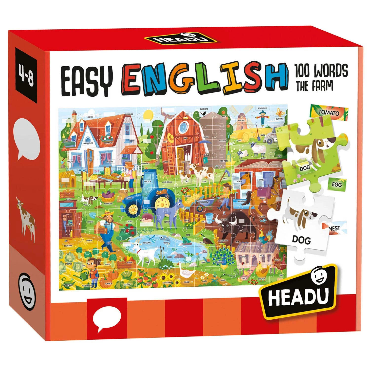 Headu Easy English 100 Words Farm, 108st. (EN) 3 Headu Easy English 100 Words Farm, 108st. (EN)