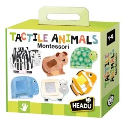 Headu Tactile Dieren Montessori Vormen En Sorteren Puzzel