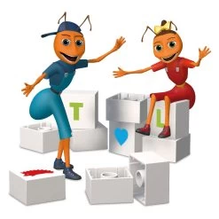 Hubelino Letters Leren Leerblokken, 85dlg. -Bordspellen 2580568d