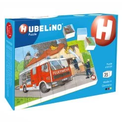 Hubelino Blokpuzzel Brandweer, 35st. -Bordspellen 2580571a