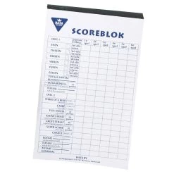 Scoreblok, 250 Vellen