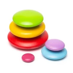 Bigjigs Houten Kiezelstenen Balansspel Regenboog -Bordspellen 2999828d