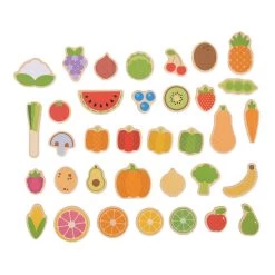 Bigjigs Houten Magneten Fruit En Groenten, 35st. -Bordspellen 2999845c