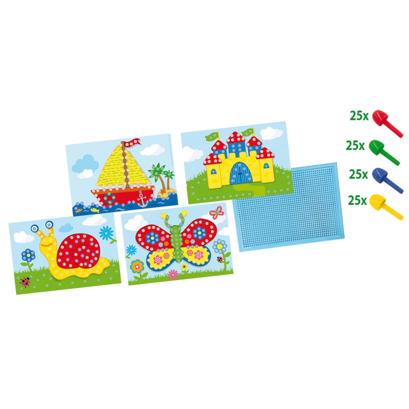 SES Mozaïekbord Met Kaarten 4 SES Mozaïekbord Met Kaarten - Afbeelding 2