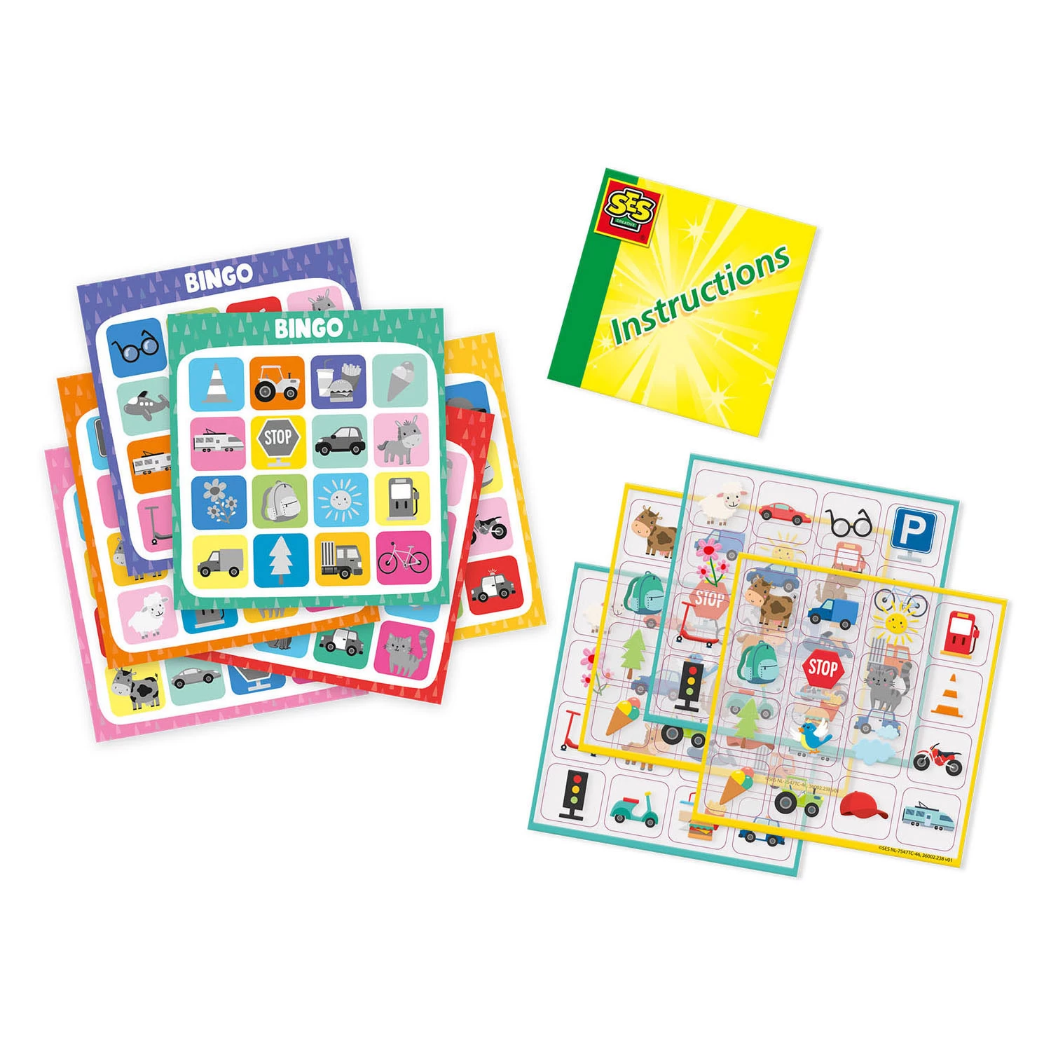 SES Reisspel Raamsticker Bingo 4 SES Reisspel Raamsticker Bingo - Afbeelding 2