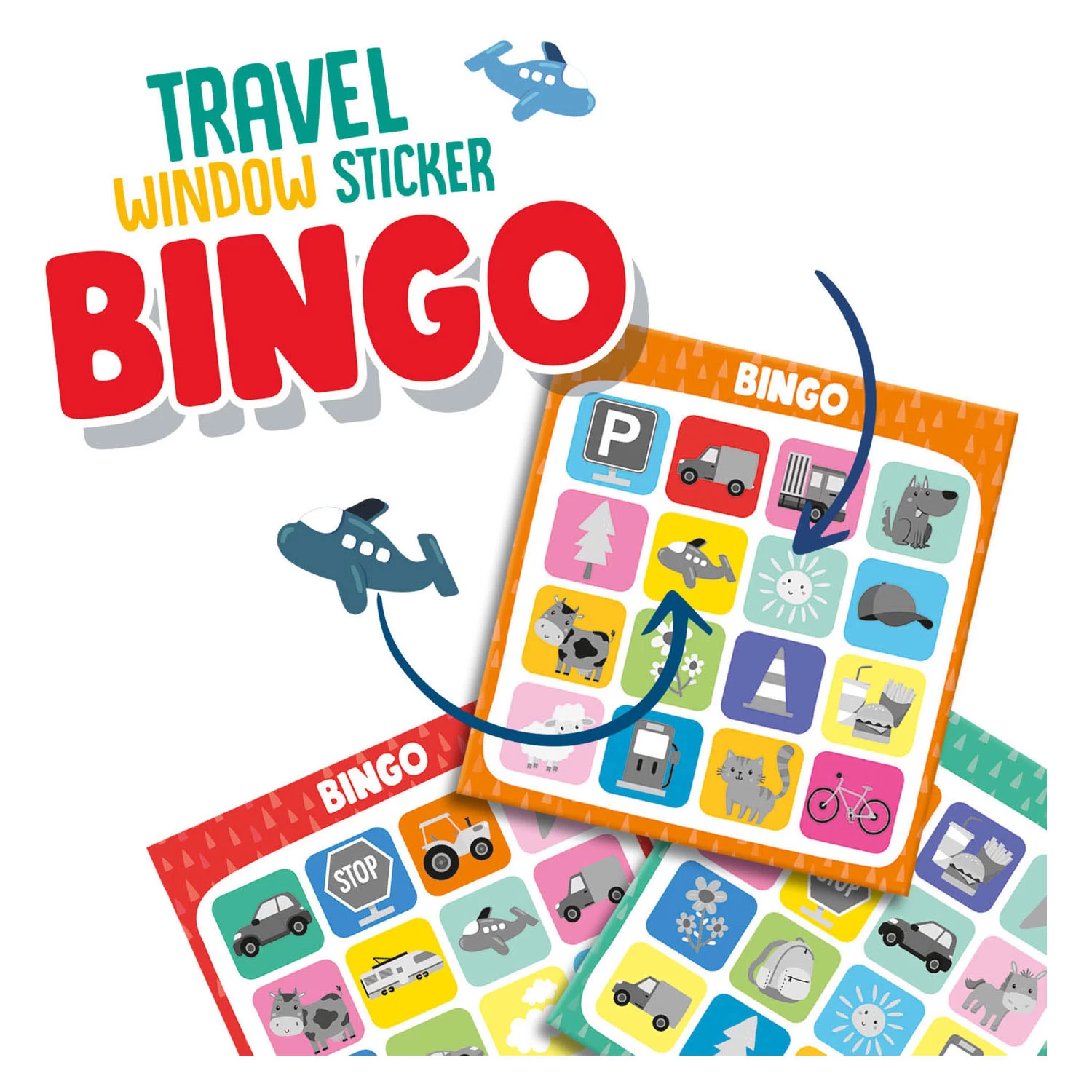 SES Reisspel Raamsticker Bingo 5 SES Reisspel Raamsticker Bingo - Afbeelding 3