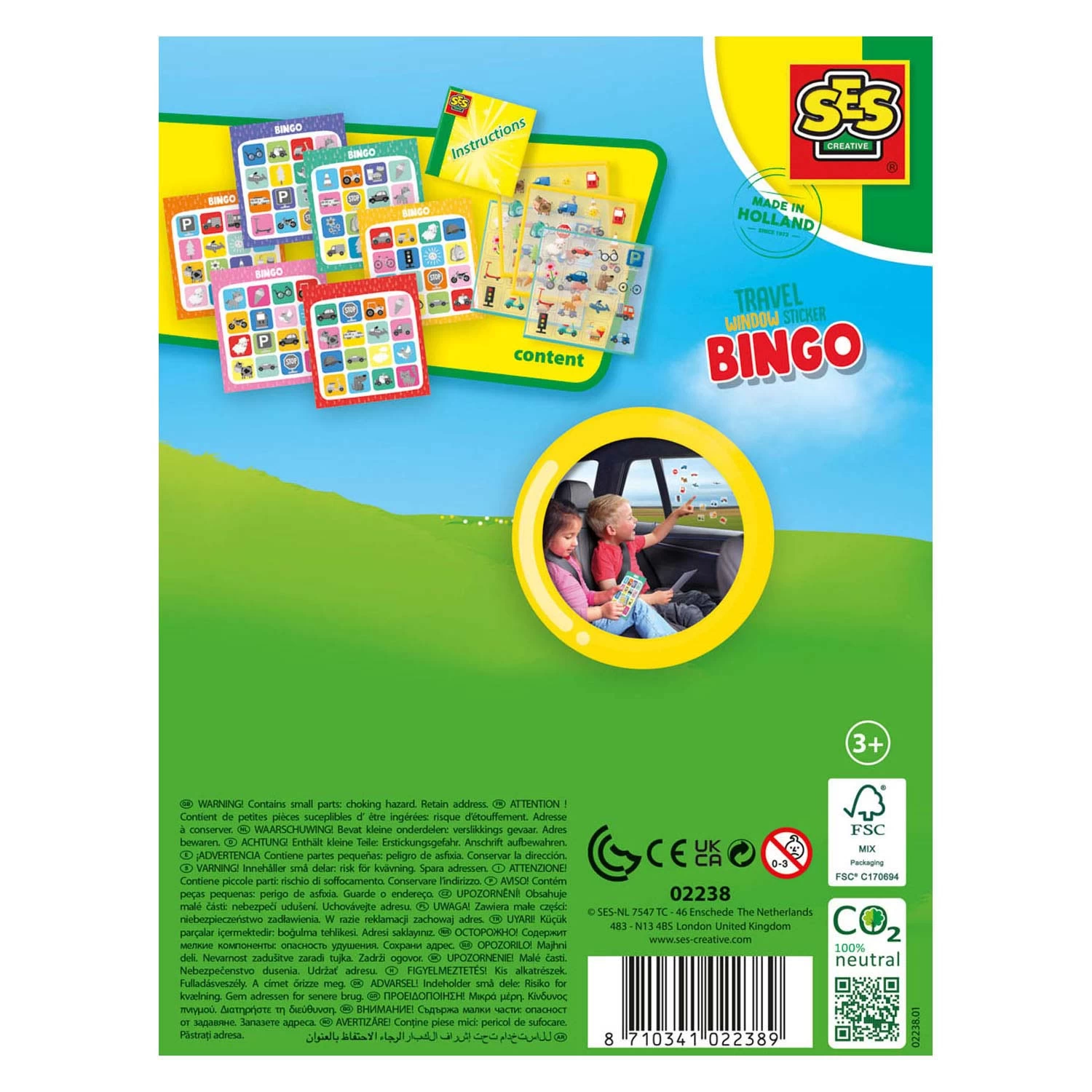 SES Reisspel Raamsticker Bingo 8 SES Reisspel Raamsticker Bingo - Afbeelding 6