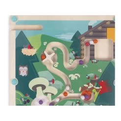 Janod Magnetisch Houten Doolhof Bos -Bordspellen 3650432d