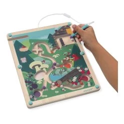 Janod Magnetisch Houten Doolhof Bos -Bordspellen 3650432e