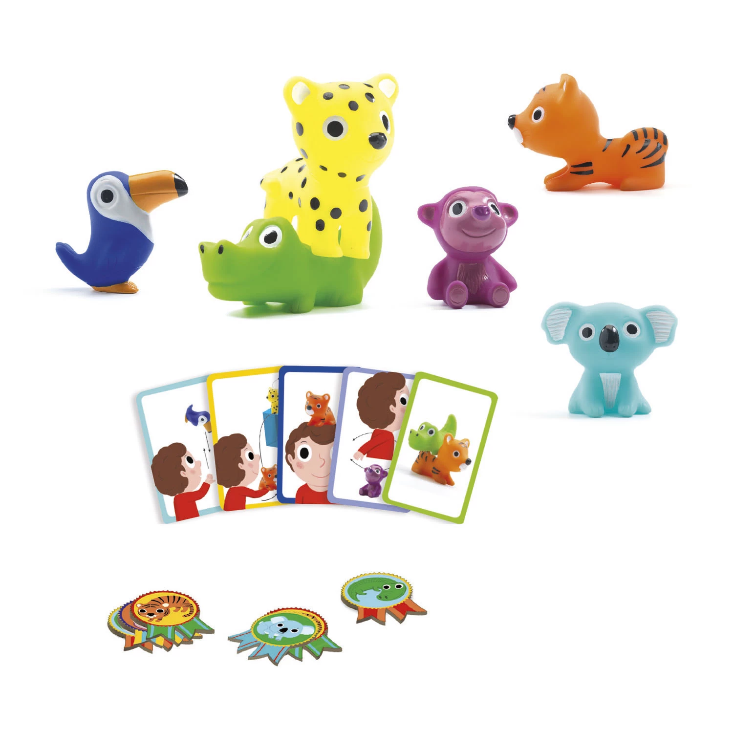 Djeco Jungledieren Uitdagingsspel 4 Djeco Jungledieren Uitdagingsspel - Afbeelding 2